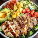 Fresh Paleo Grilled Chicken Cobb Salad