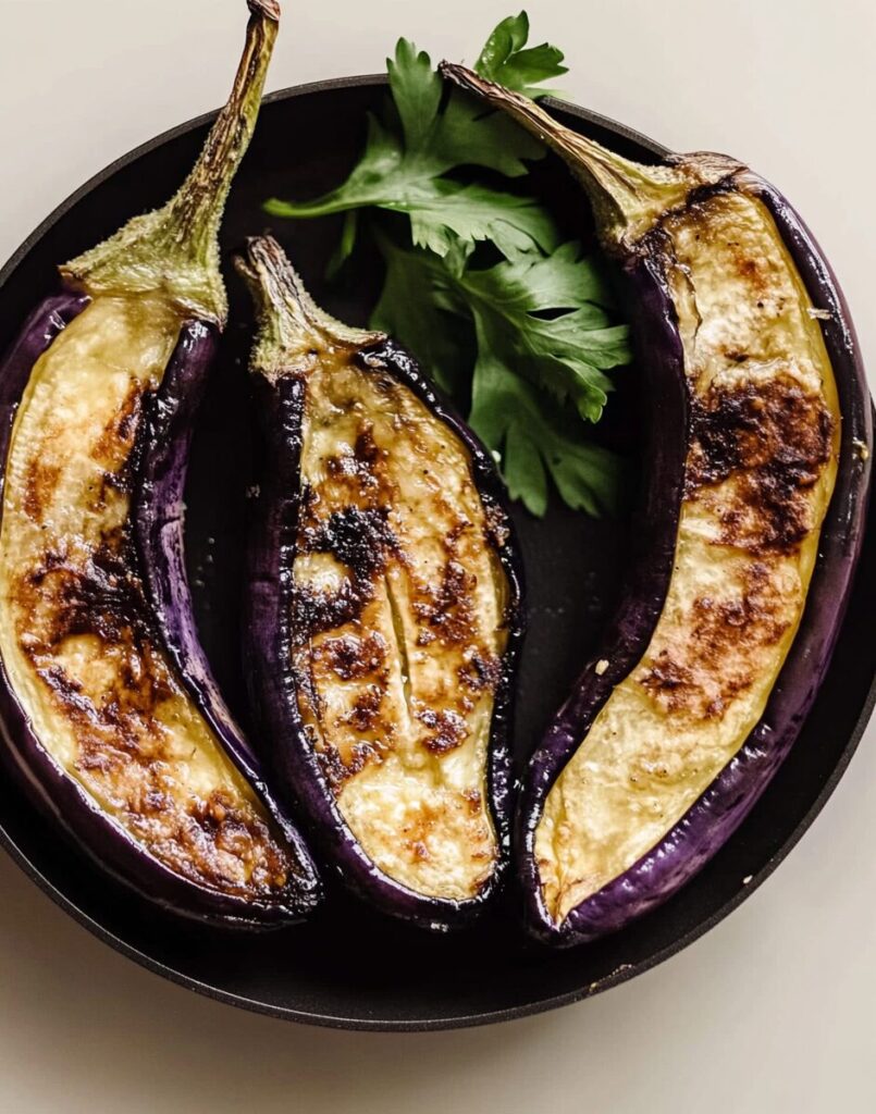 Almost No-Oil Pan-Fried Eggplant: A Healthy, Flavorful Side Dish