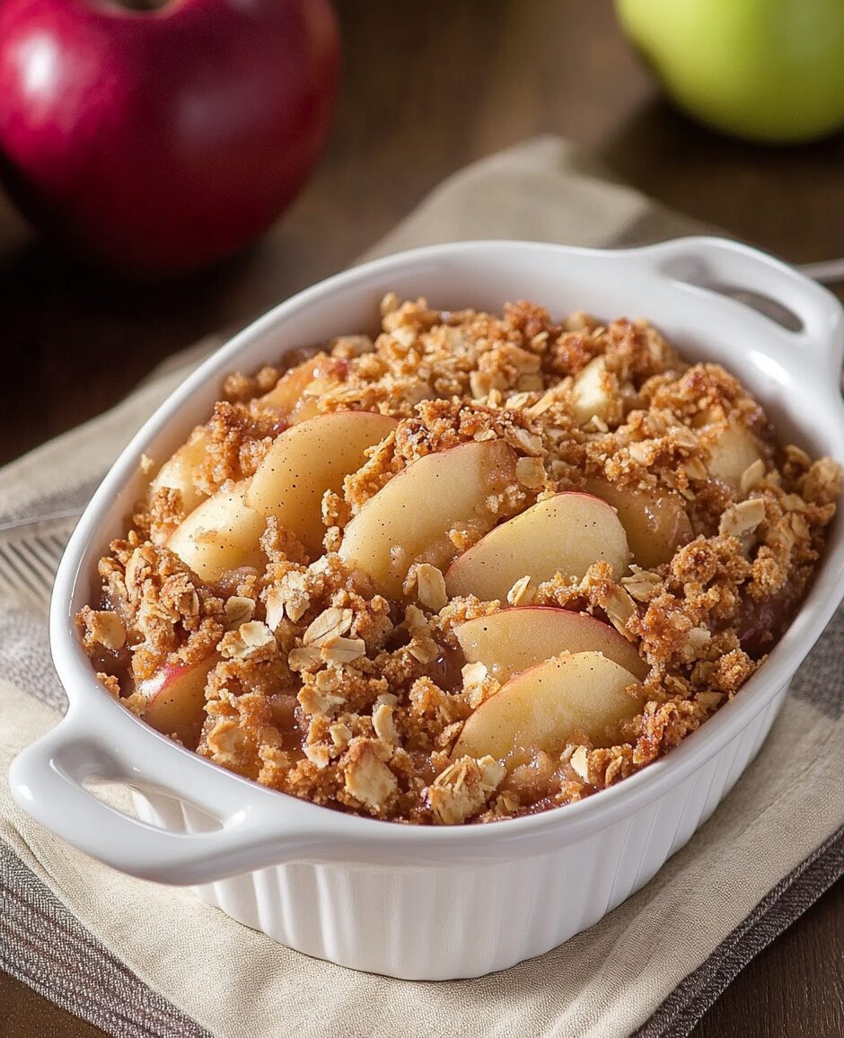 Classic Old-Fashioned Apple Crisp: The Ultimate Comforting Dessert with a Golden, Buttery Crust