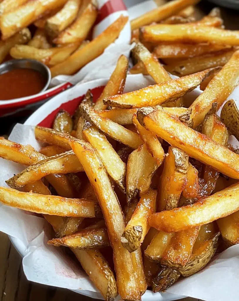 Perfectly Crispy Homemade French Fries: A Golden Delight