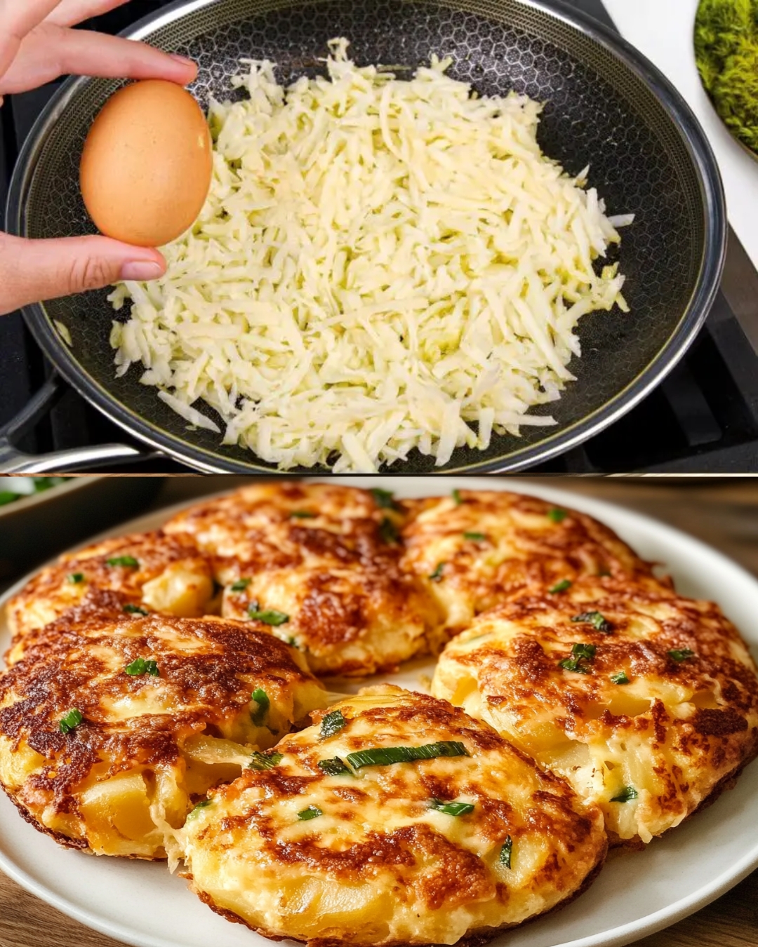 Potato and Mozzarella Fritters