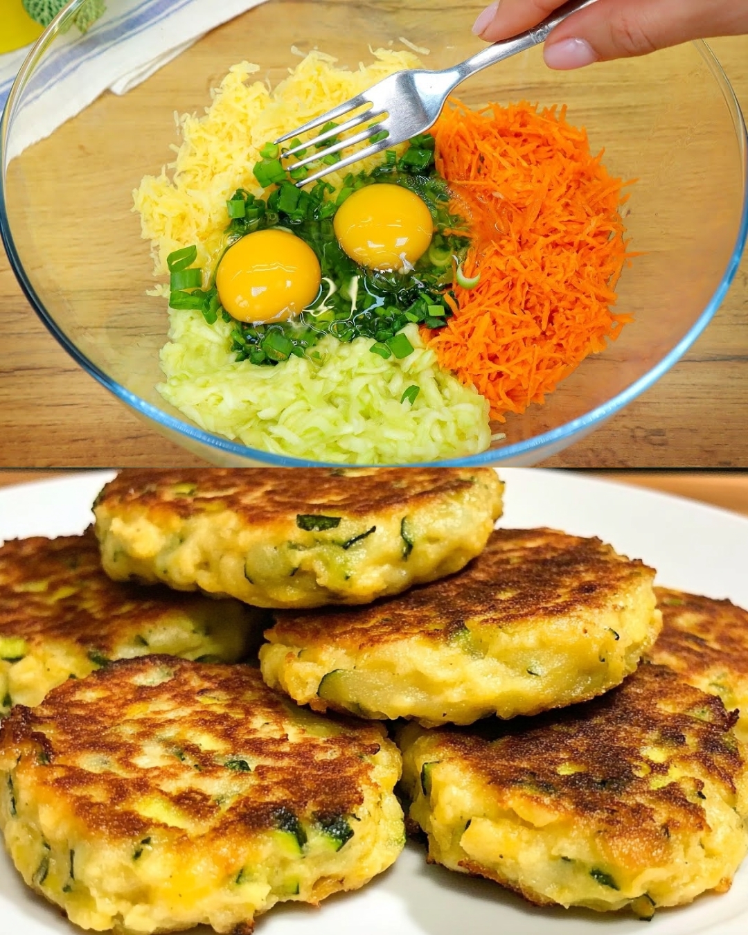 Zucchini Potato Carrot Patties Recipe