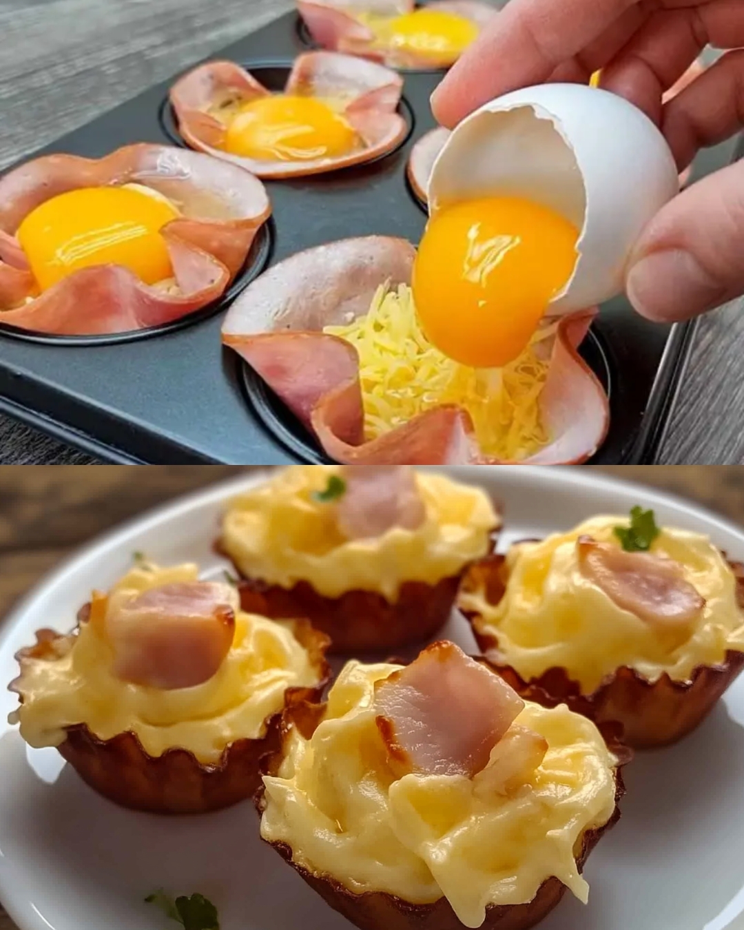 Ham, Cheese, and Egg Muffin Cups