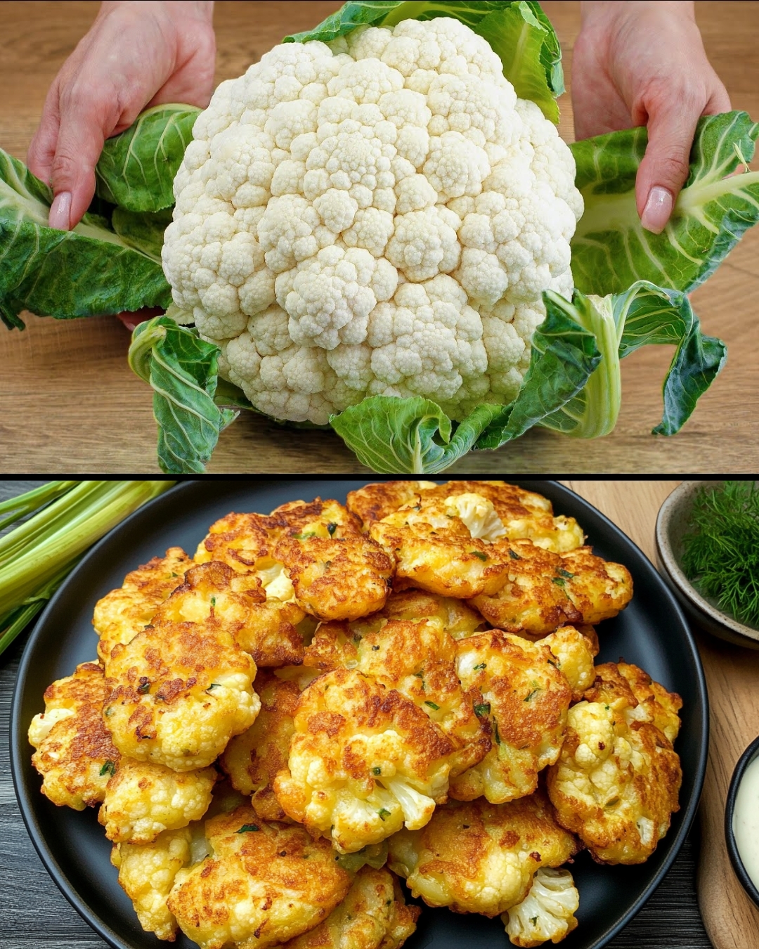 Cauliflower Fritters