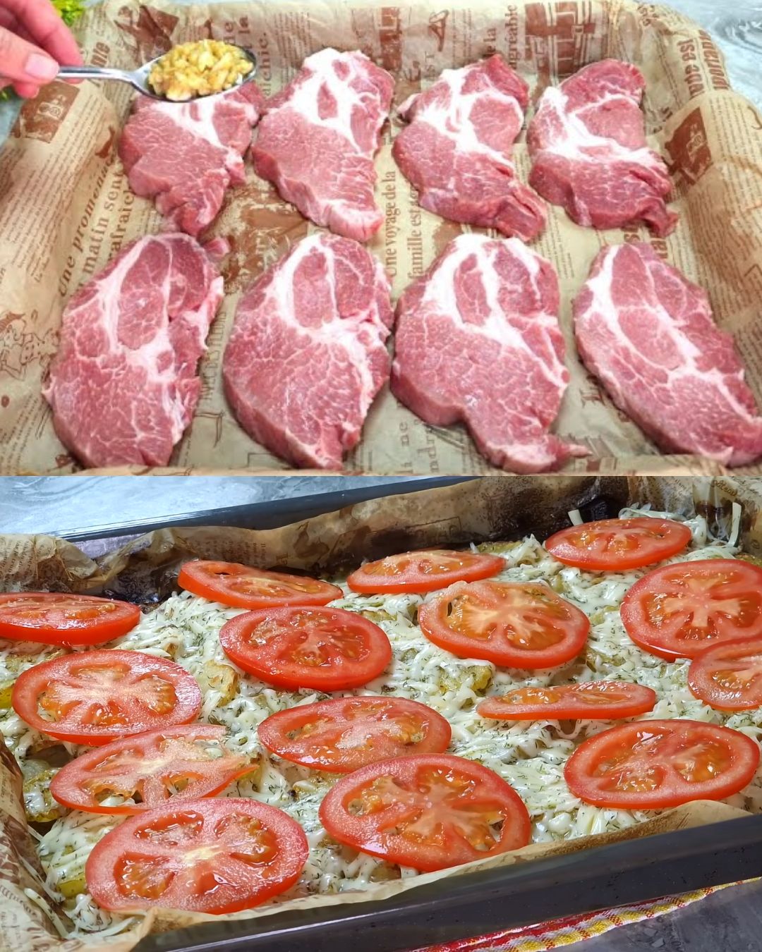 Pork Neck with Roasted Potatoes: A Delicious Family Meal