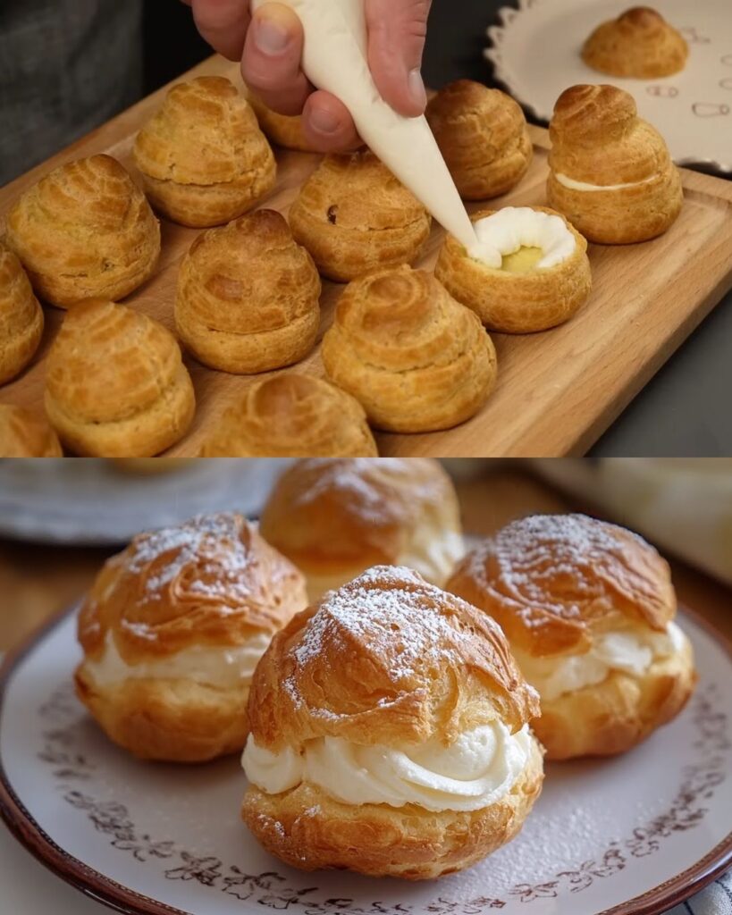 Classic Cream Puffs with Custard Filling: A Timeless Dessert