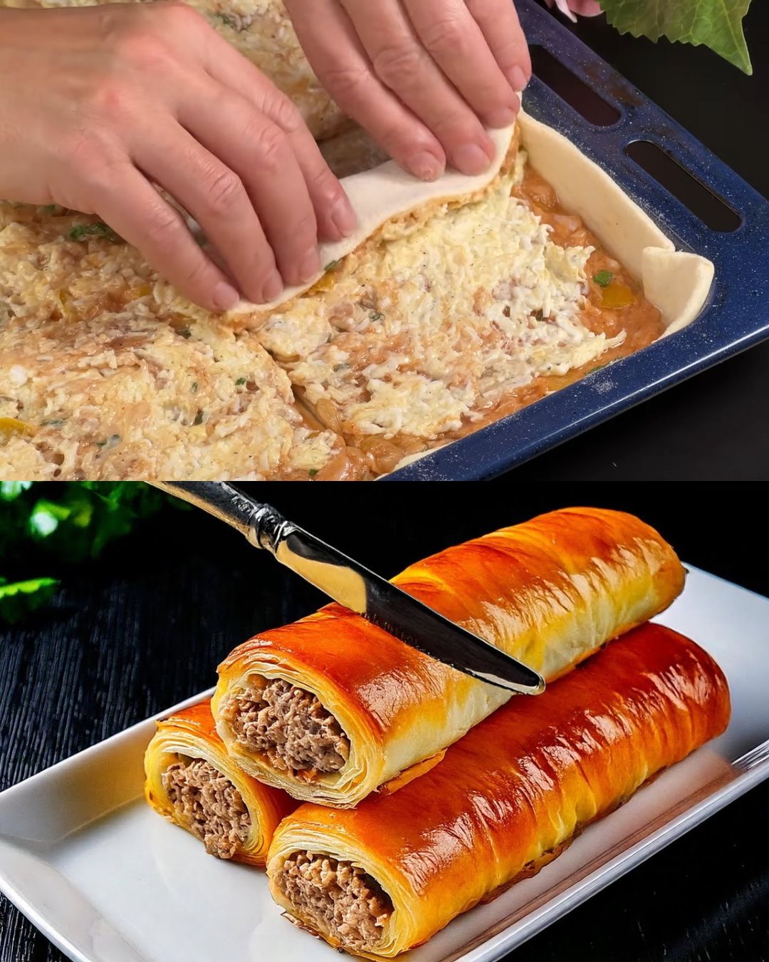 Beef-Stuffed Puff Pastry Pockets: A Timeless Culinary Delight