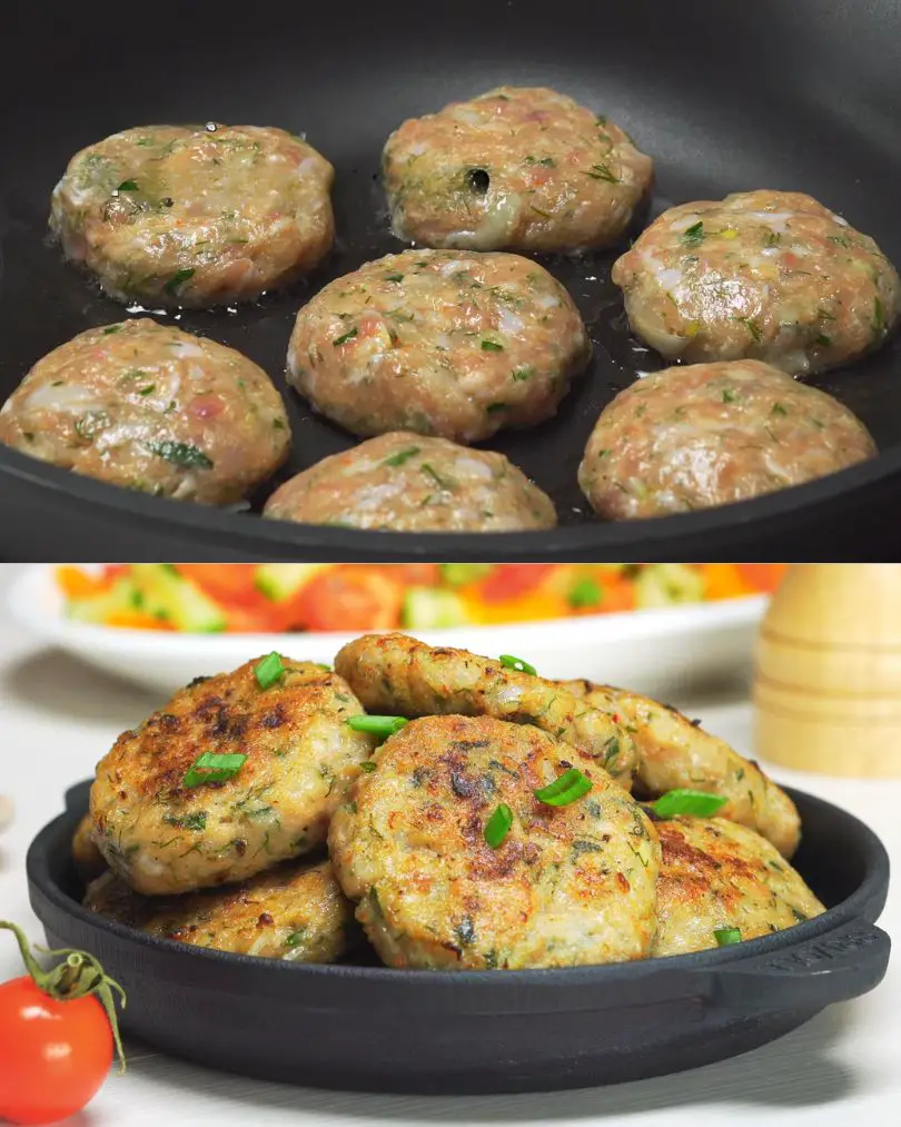 Juicy Chicken Patties with Herbs and Spices