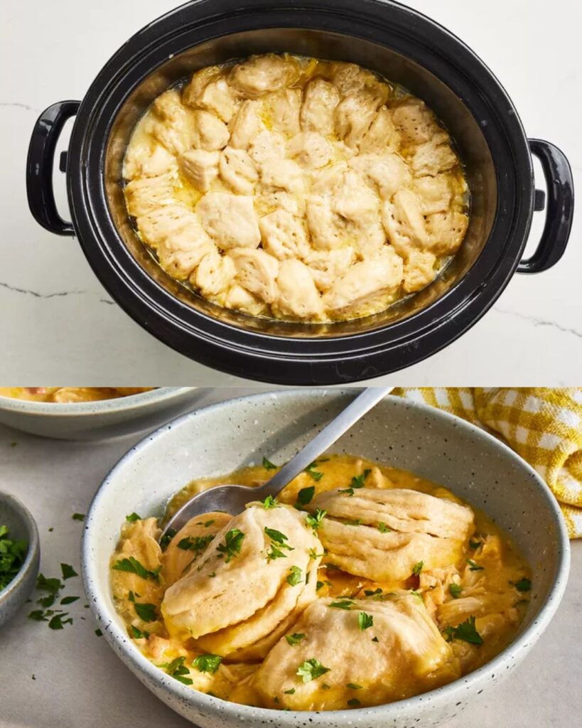 Classic Chicken and Dumplings: A Comfort Food Favorite finished dish