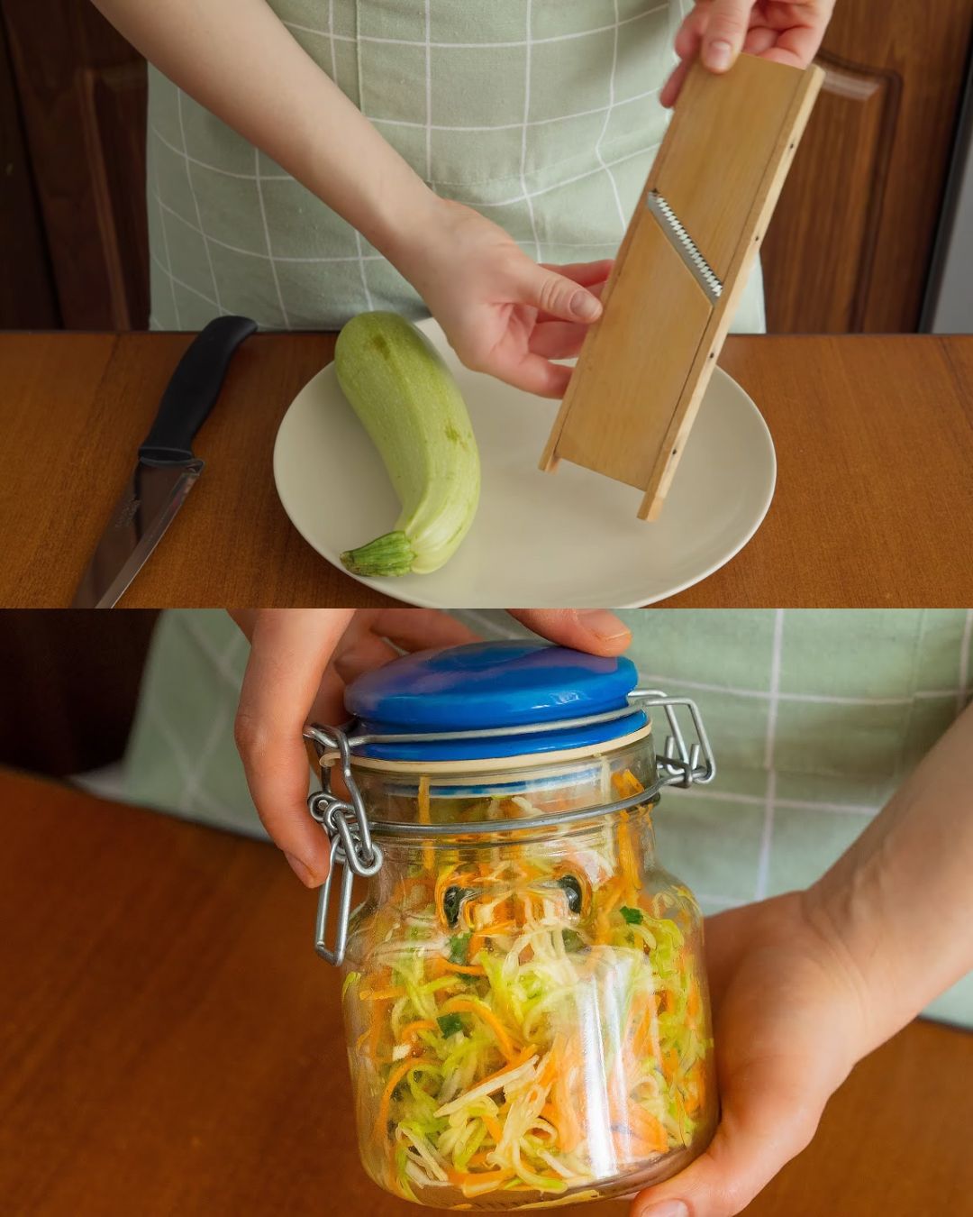 Refreshing Zucchini and Carrot Salad with Honey-Lemon Dressing
