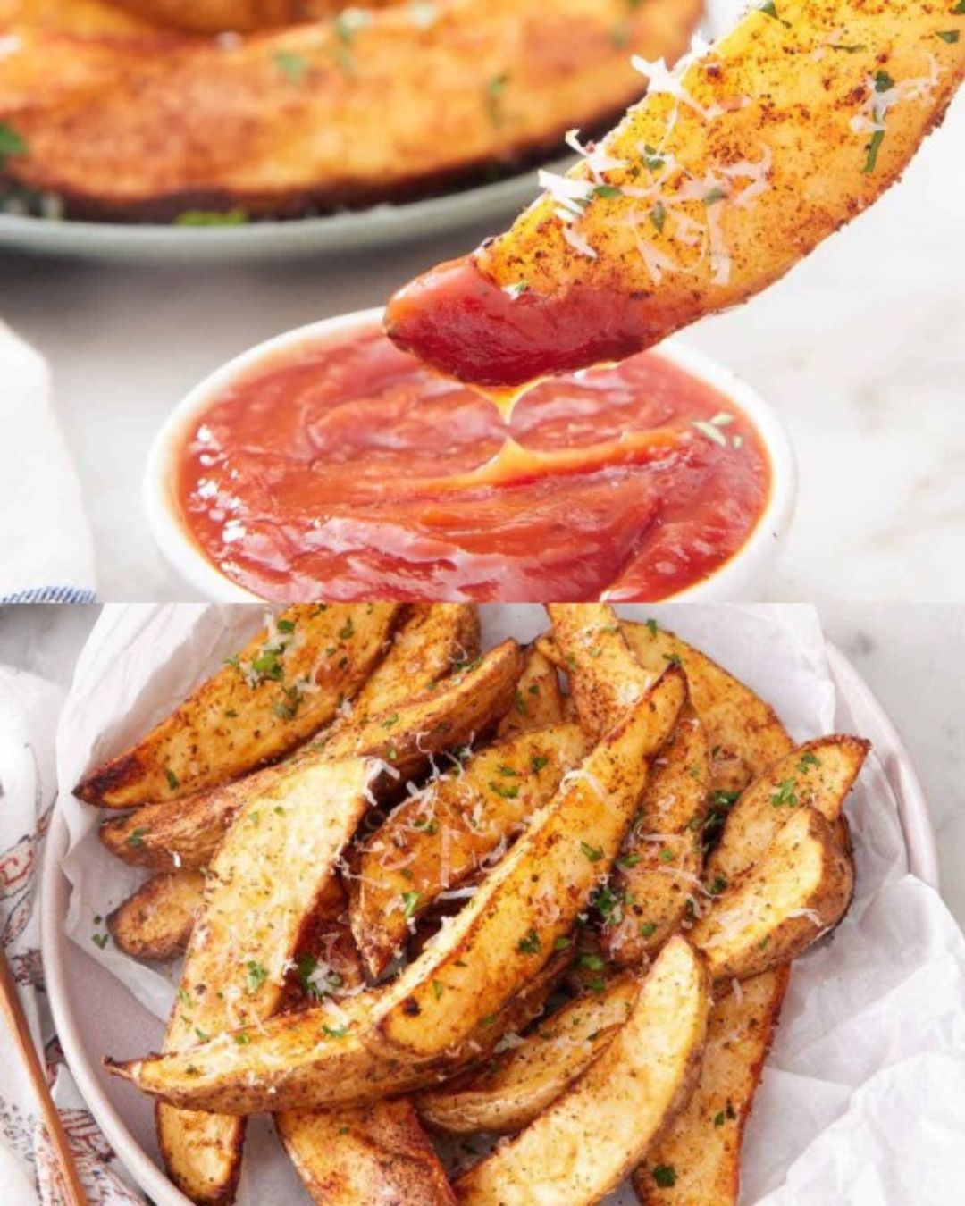 Crispy Air Fryer Potato Wedges
