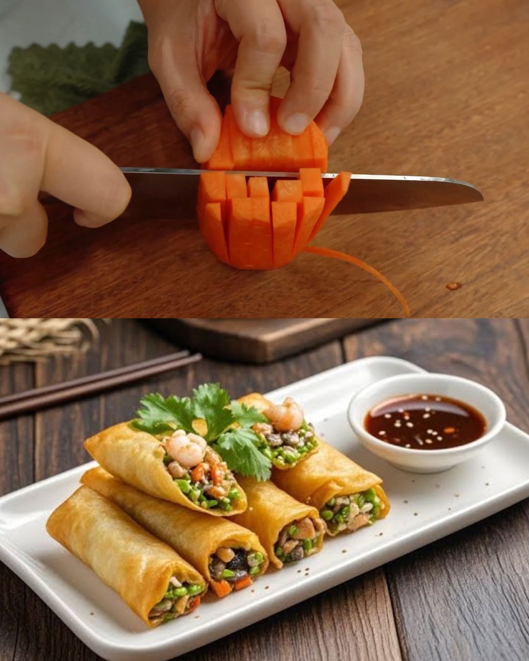Shrimp and Broccoli Spring Rolls with Cheese: A Crispy Delight