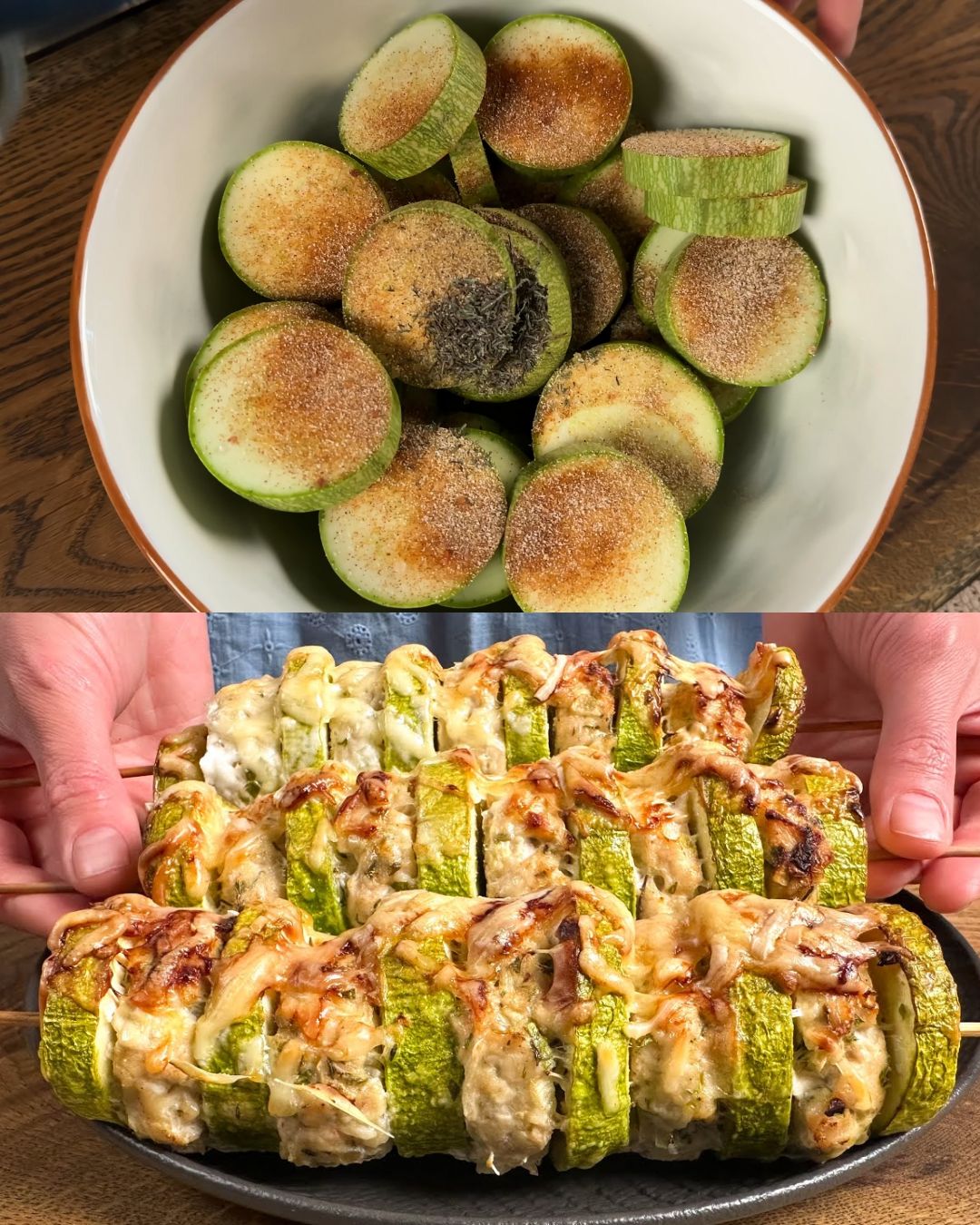 Cheesy Vegetable Chicken Casserole & Egg Salad Medley