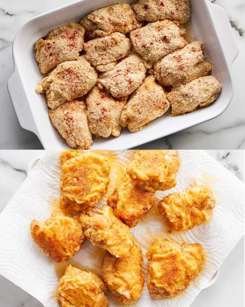 Crispy Breaded Chicken Thighs