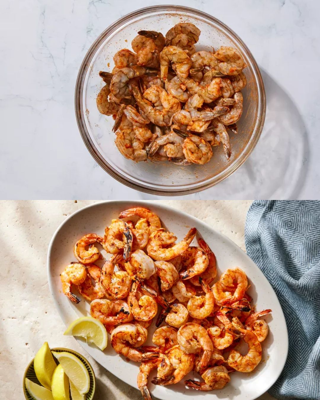 Grilled Spicy Lemon Shrimp