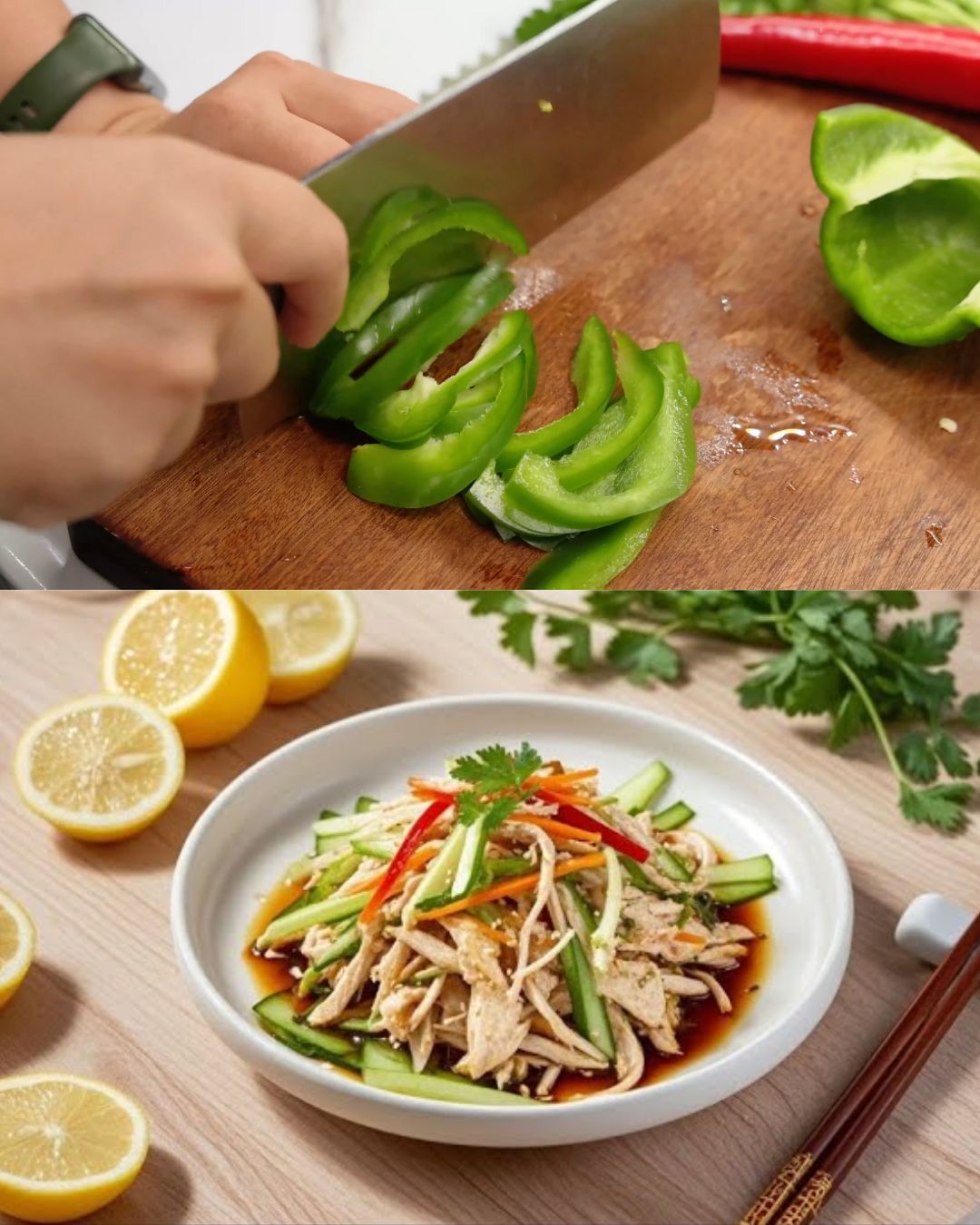 Spicy Stir-Fried Chicken with Peppers and Ginger: A Flavor-Packed Delight