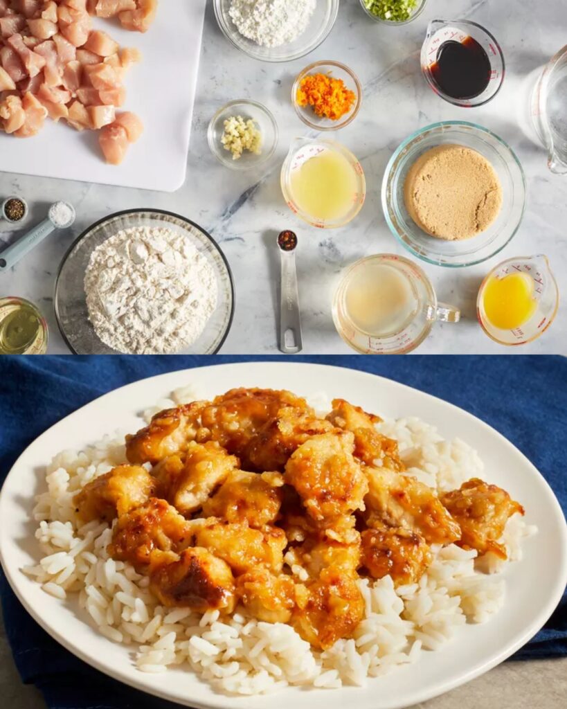 Classic Orange-Glazed Chicken with Zesty Sauce