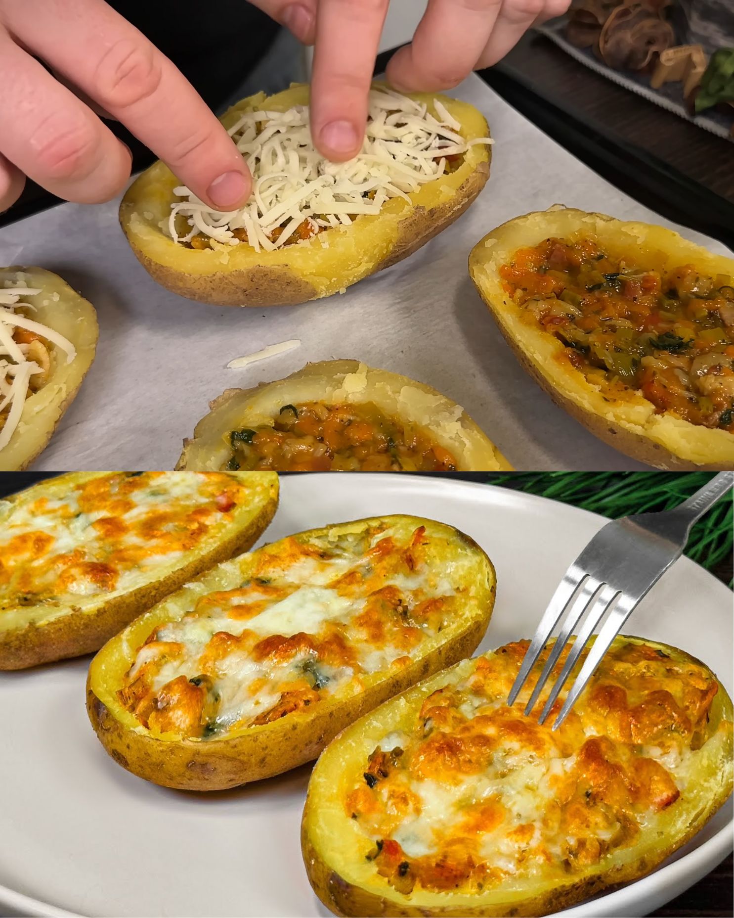 Savory Potato and Vegetable Bake with Creamy Herb Sauce