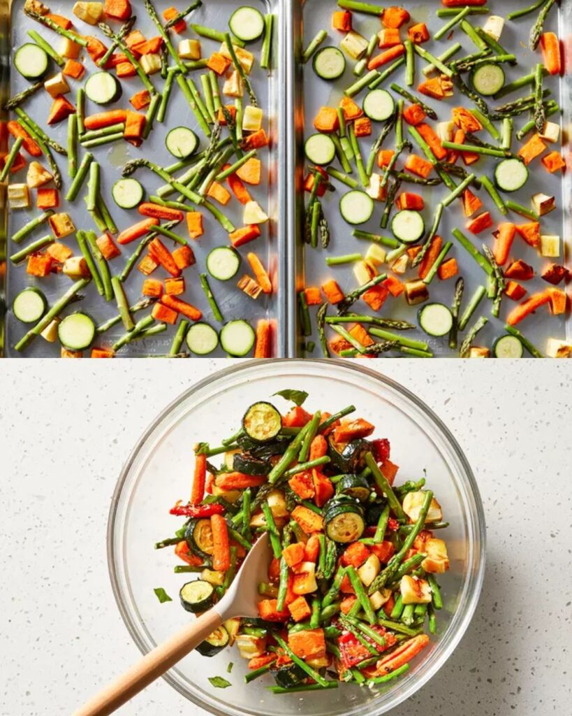 Herb-Infused Roasted Vegetables Medley finished dish