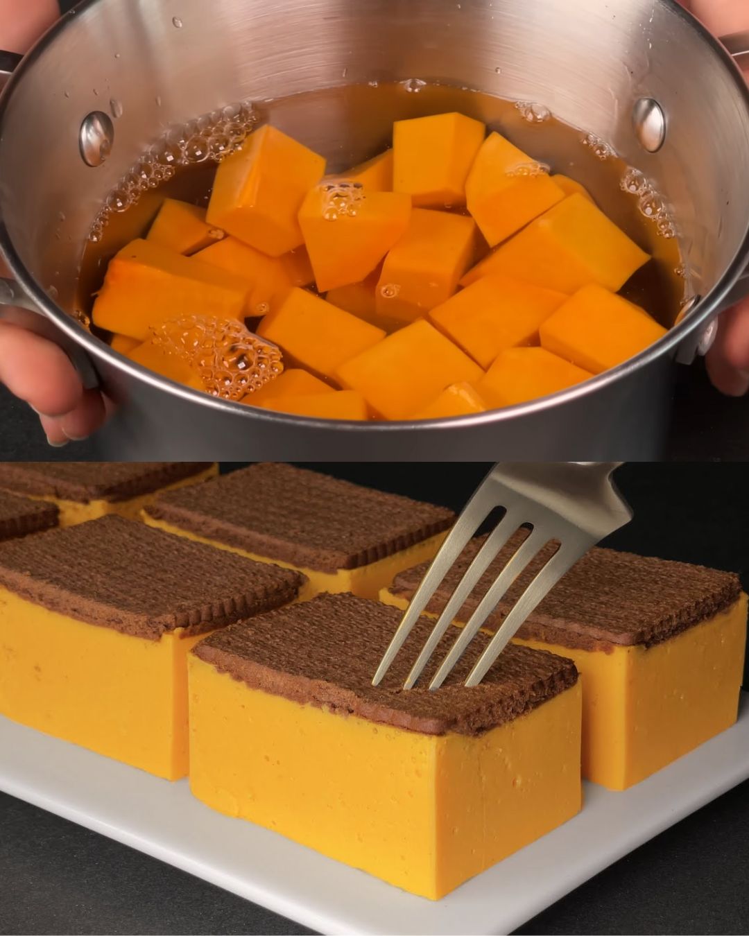 Pumpkin Orange Yogurt Mousse with Spiced Tea