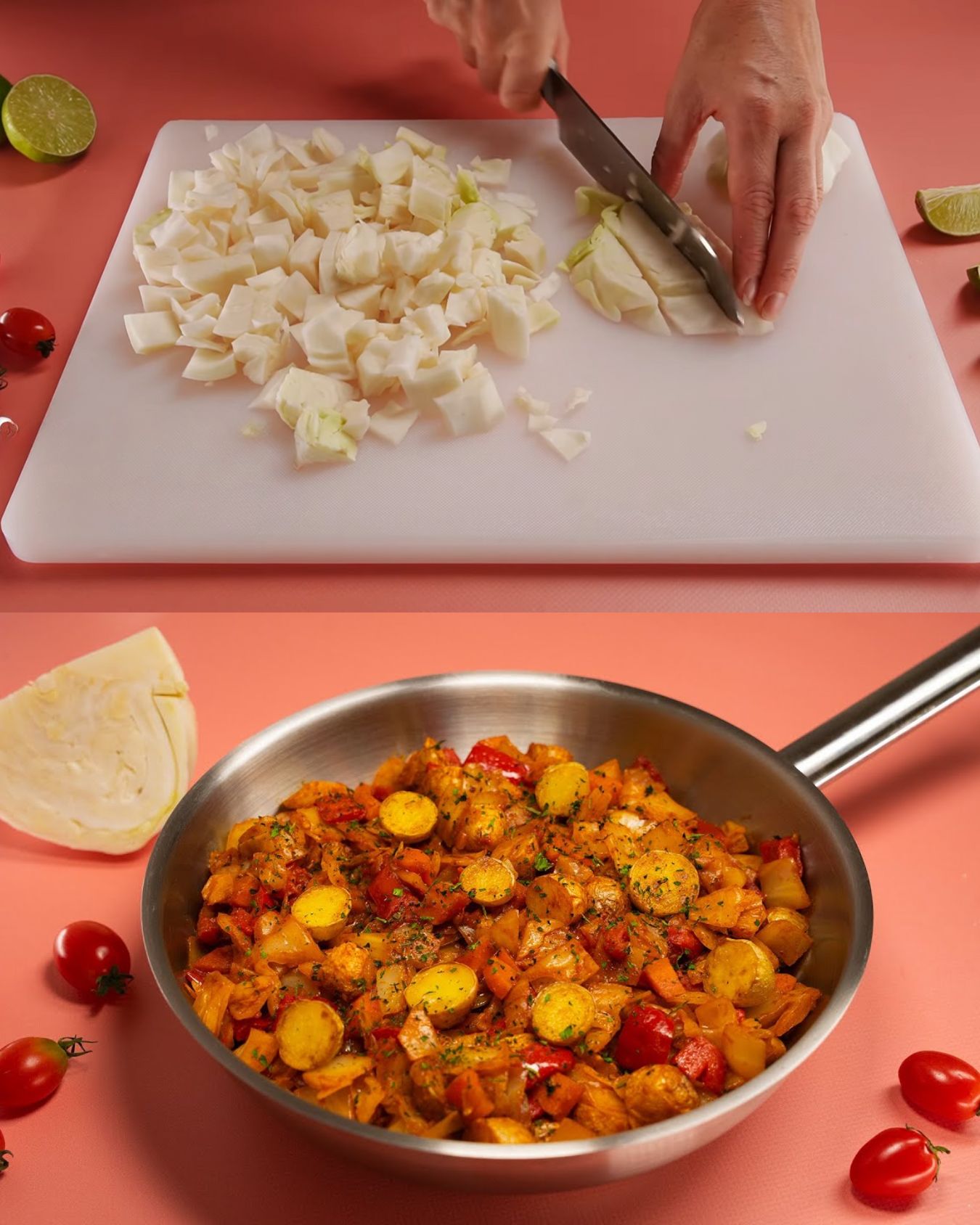 Hearty Vegetable Stew with Cabbage and Potatoes