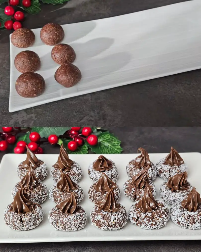 No-Bake Coconut Nutella Truffles