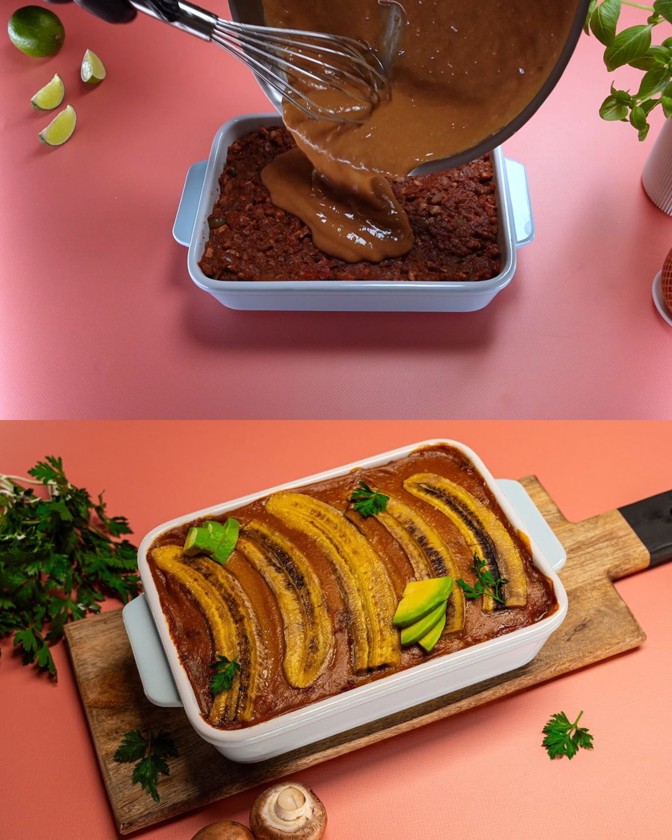Vegan Bolognese Bake with Creamy Bechamel Sauce