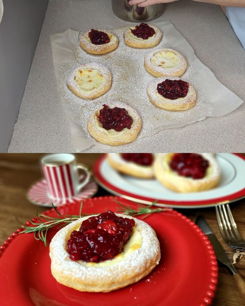Cherry Cheese Pastry Delight