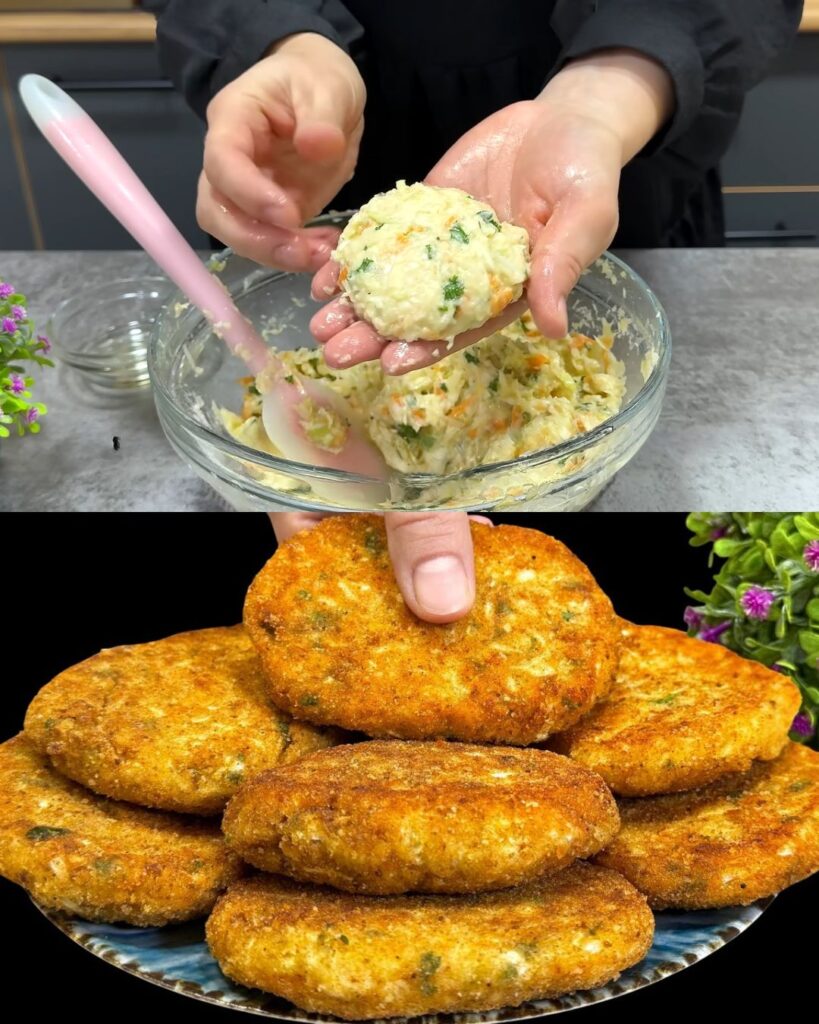 Cabbage Patties with Creamy Dill Sauce: A Hearty Vegetarian Delight