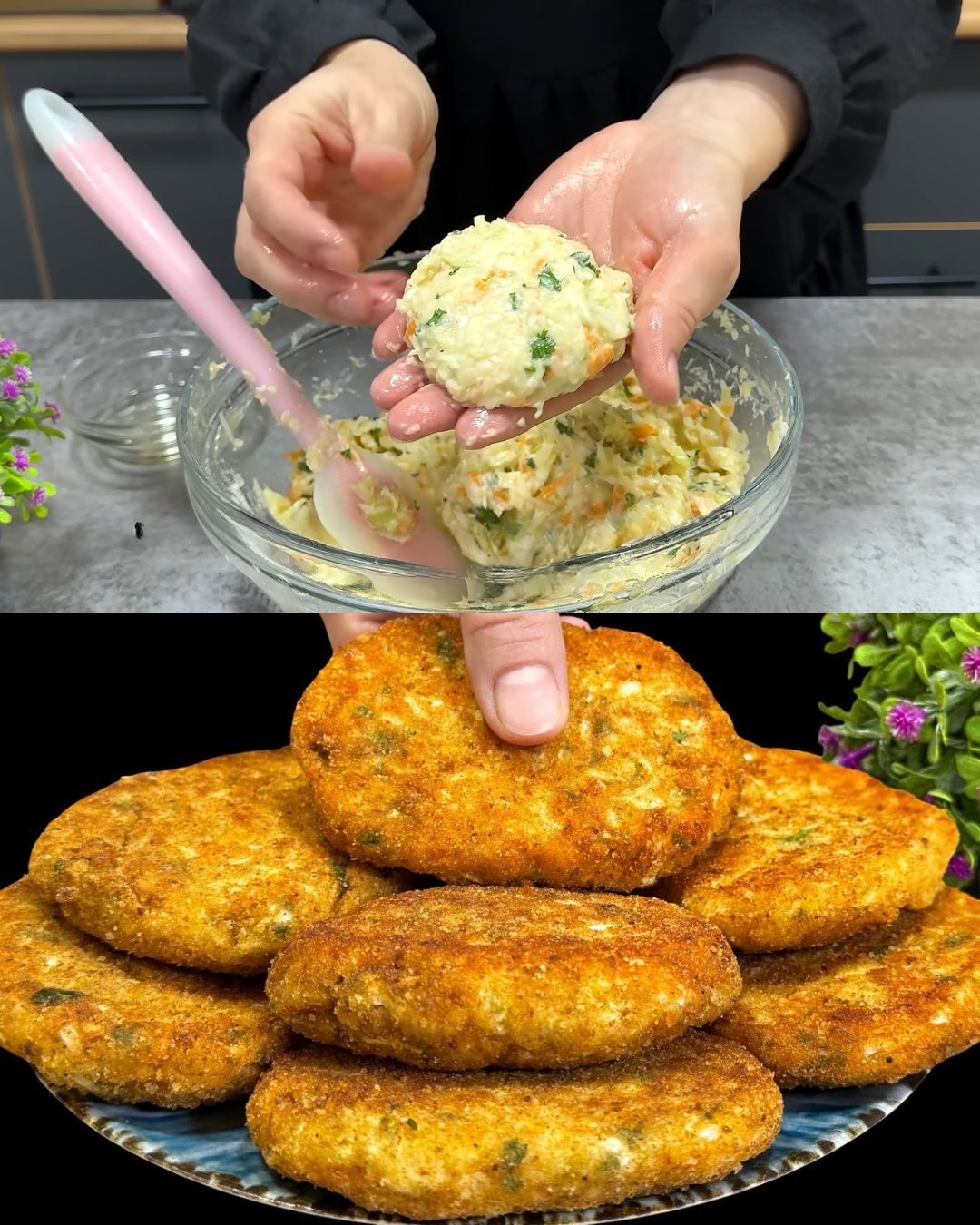 Cabbage Patties with Creamy Dill Sauce: A Hearty Vegetarian Delight