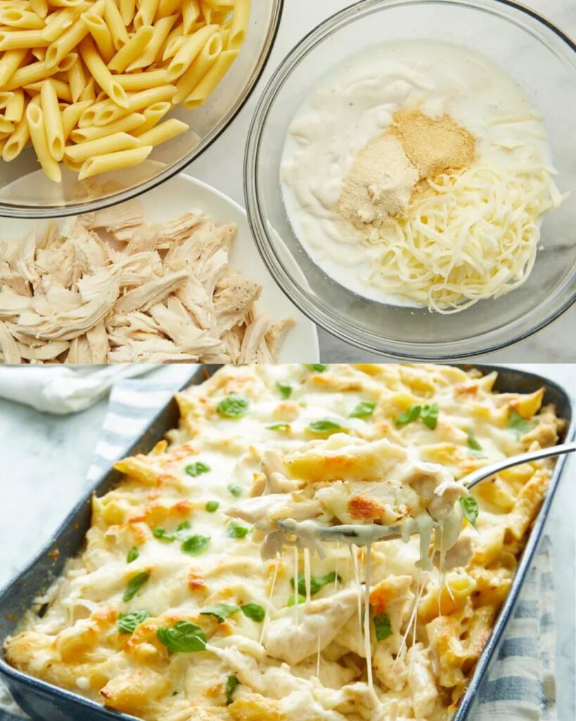 Creamy Chicken Alfredo Pasta Bake: A Comforting Classic