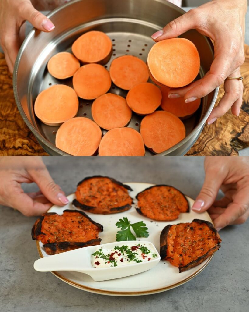 Italian Herb Roasted Sweet Potatoes