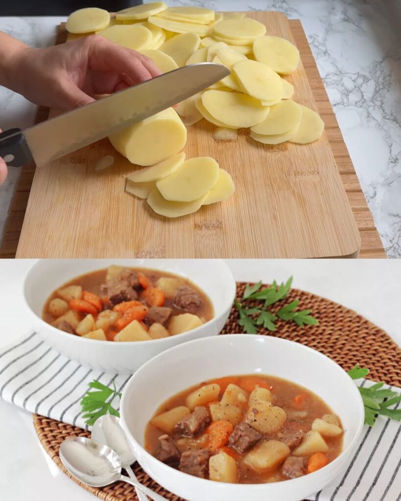 Classic Beef Stew with Potatoes and Carrots