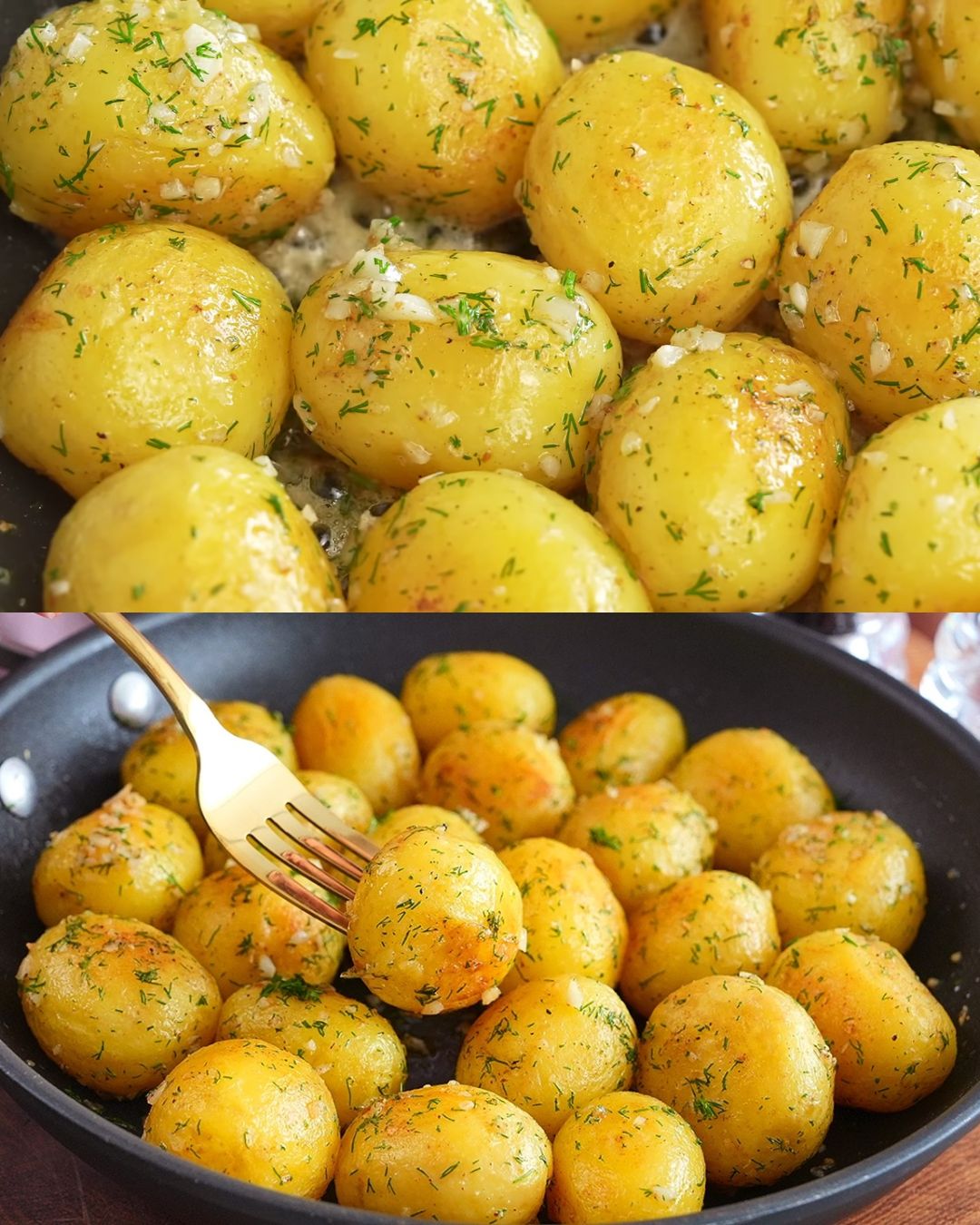 Garlic Butter Mashed Potatoes with Fresh Dill