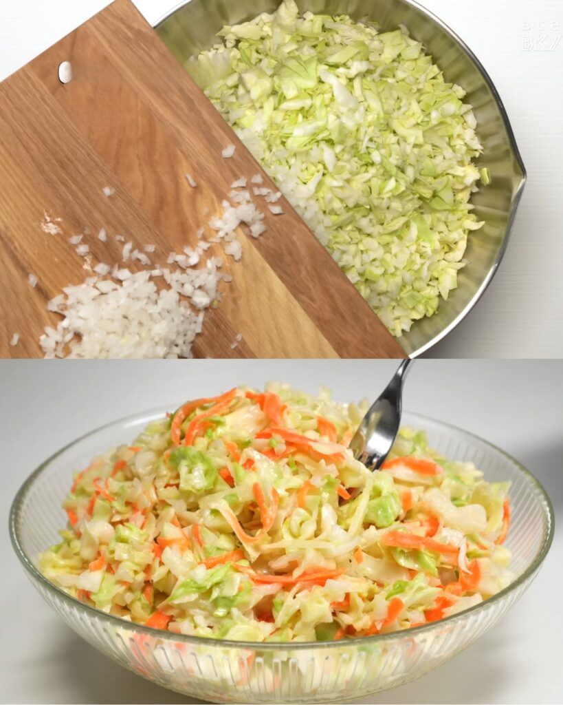 Crisp Cabbage Slaw with Apples and Lemon Dressing