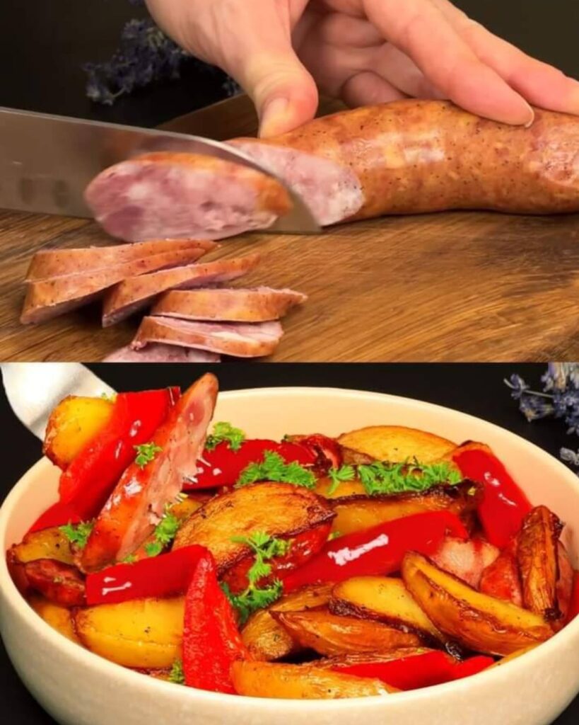 Pickled Pepper and Potato Sausage Salad