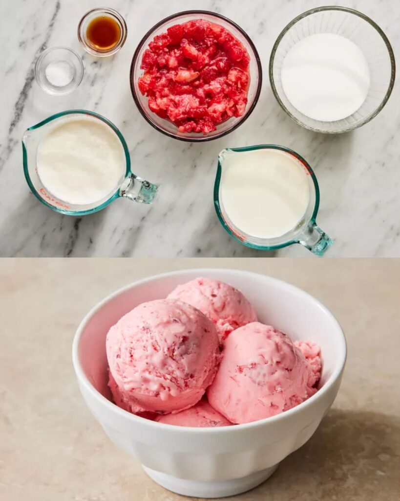 Creamy Homemade Strawberry Ice Cream: A Classic Dessert
