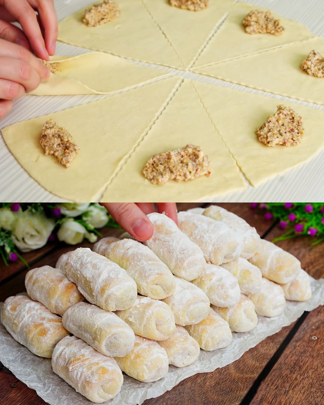 Nutty Delights: Buttery Cookies with Nut Filling