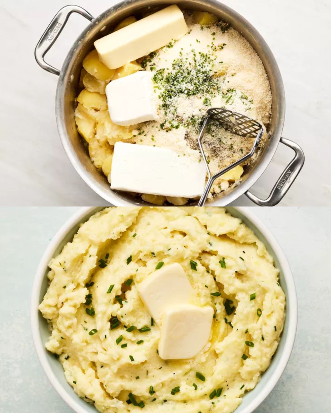 Heavenly Creamy Chive & Garlic Mashed Potatoes