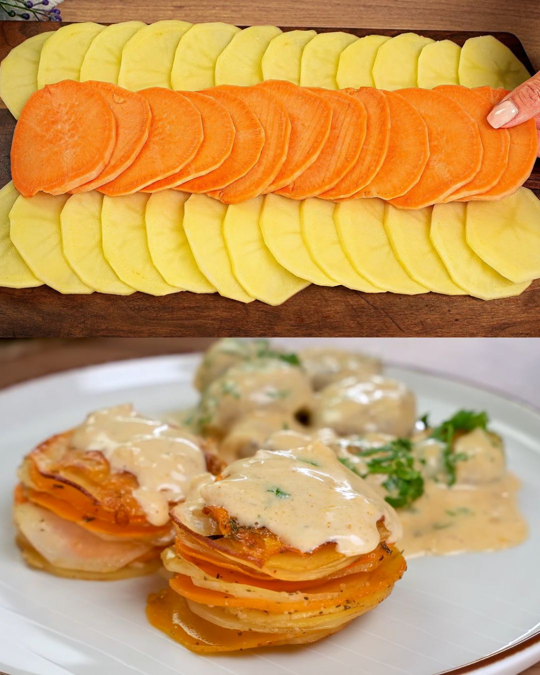 Creamy Mushroom-Stuffed Potatoes