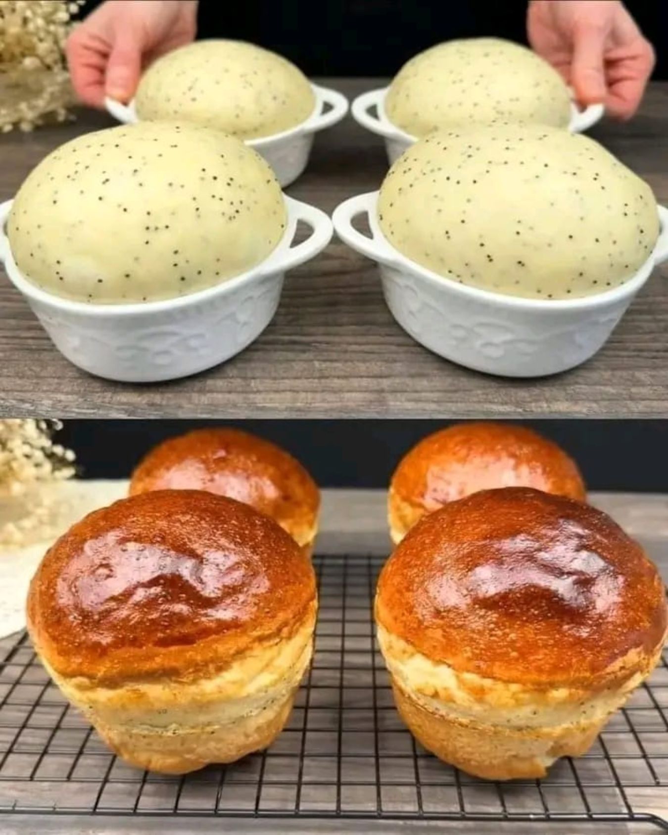 Poppy Seed Brioche Rolls