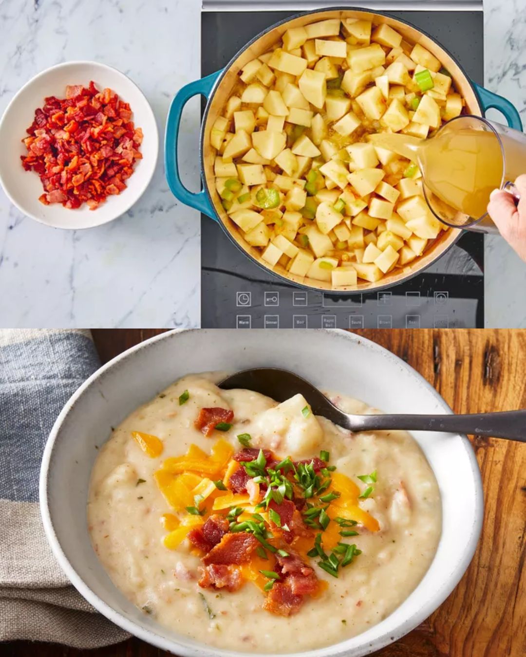 Creamy Potato Bacon Soup Recipe