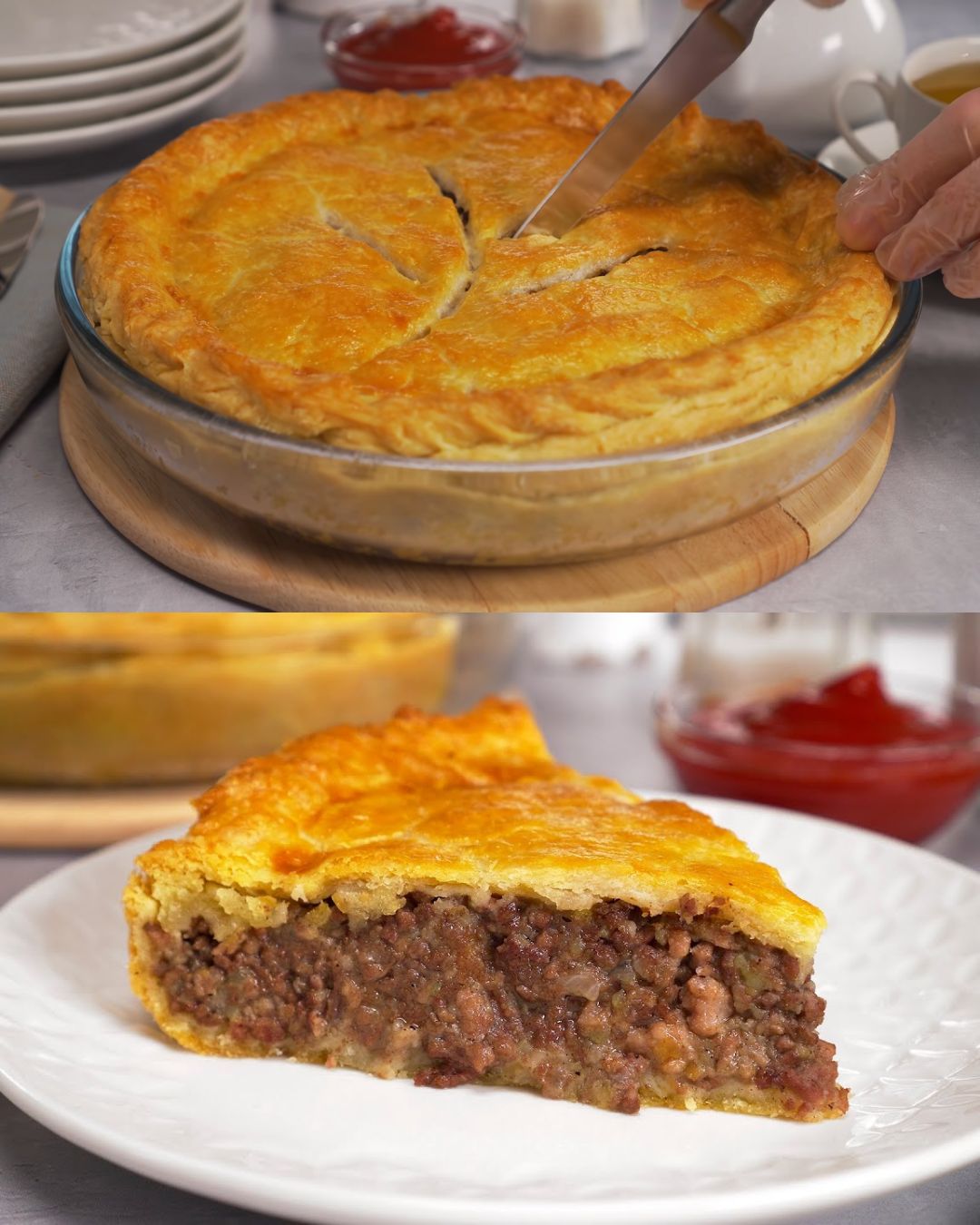 Spiced Meat and Potato Pastries