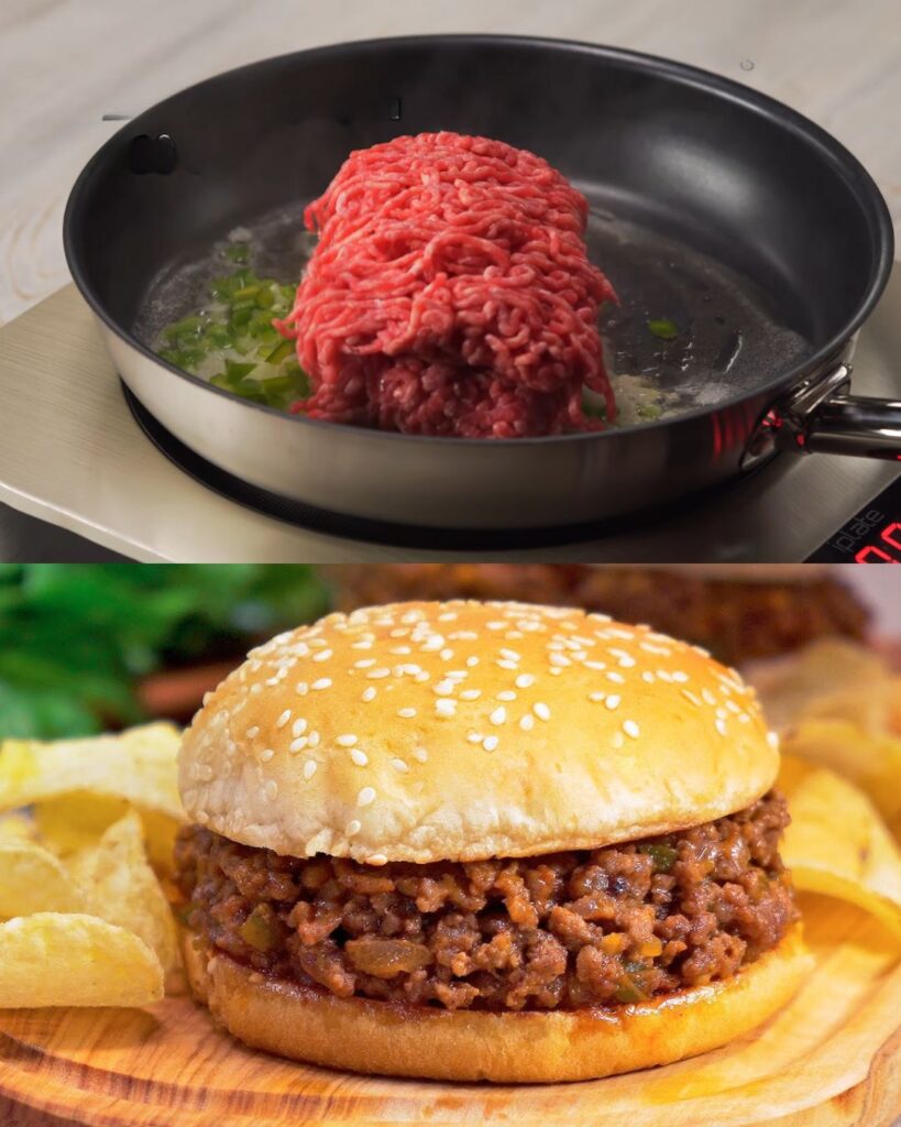 Sloppy Joe Sandwiches with Sweet and Spicy Sauce