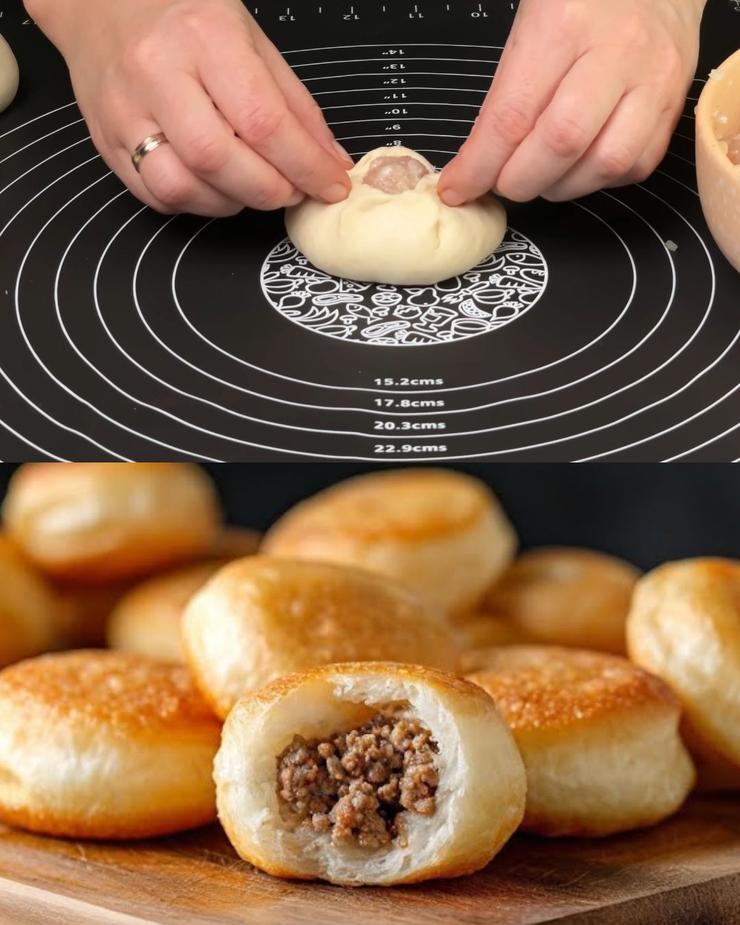 Savory Minced Meat-Stuffed Flatbreads