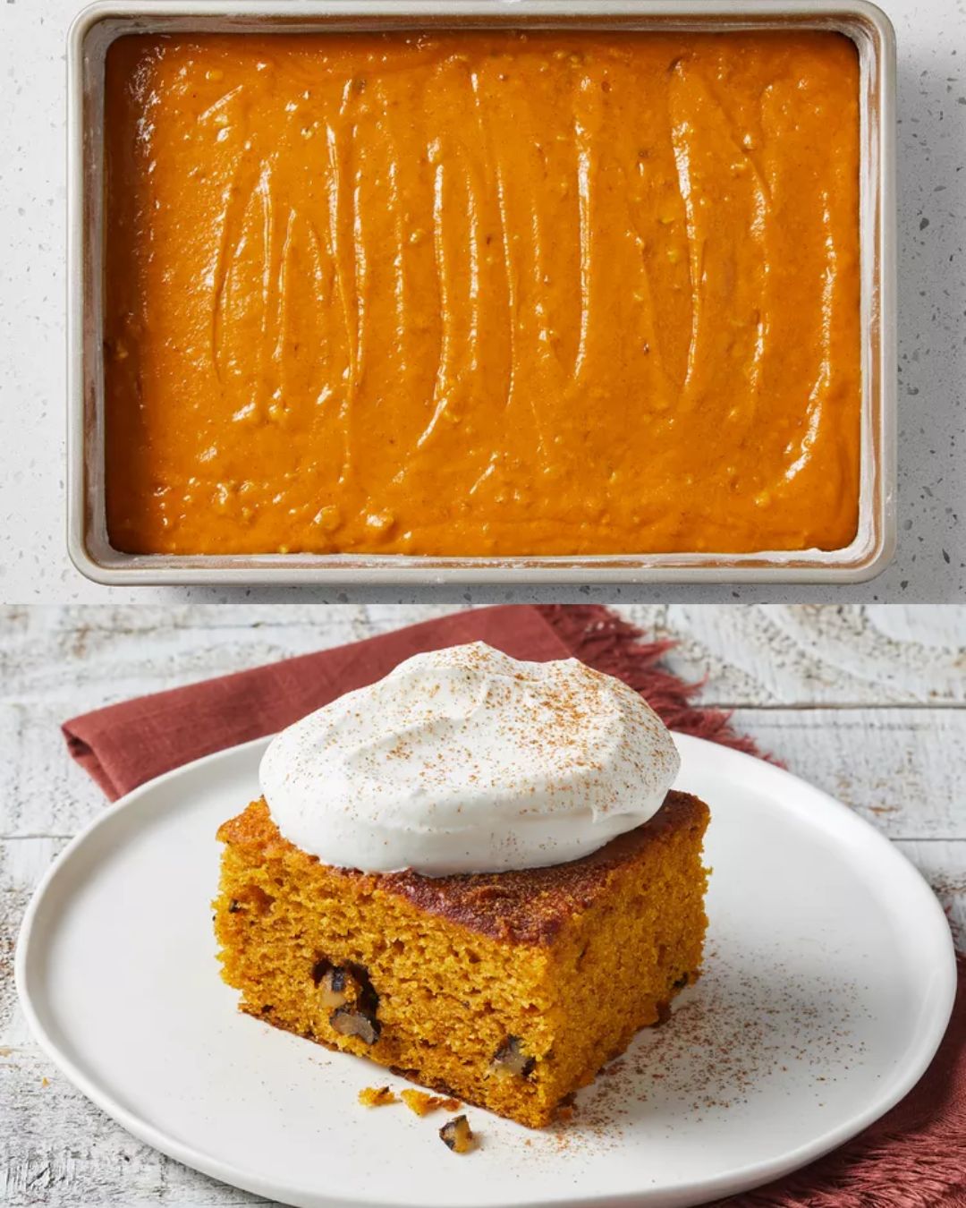 Spiced Pumpkin Walnut Cake