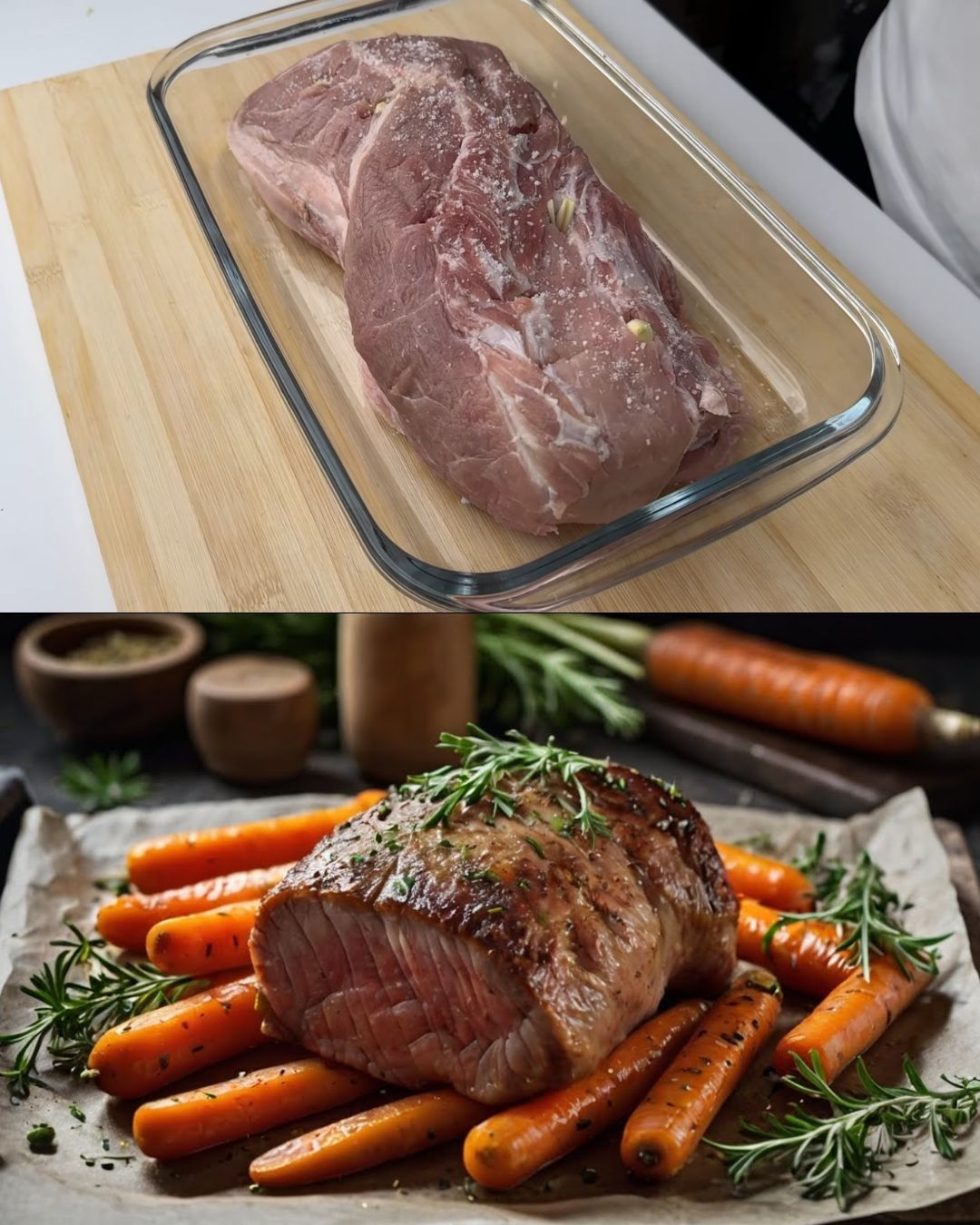 Savory Marinated Pork Neck with Eggplants