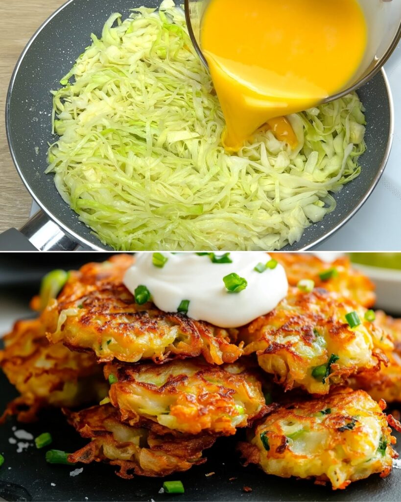 Crispy Cabbage Fritters