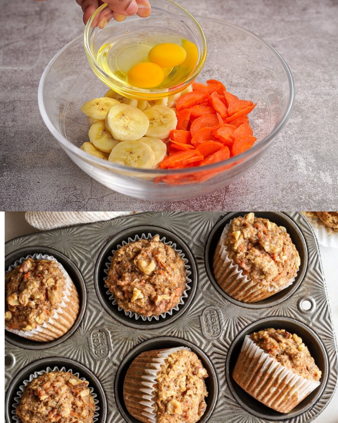 Carrot Banana Muffins