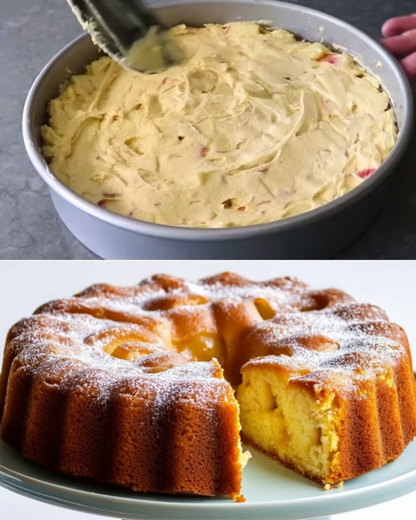 Rustic Apple Rum Cake